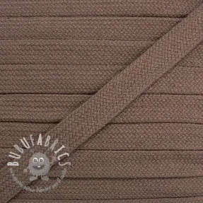 Cordino di cotone piatto 13 mm mauve