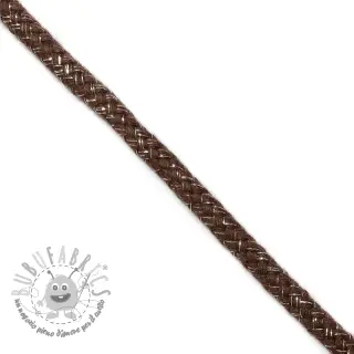 Cordino in lurex 10 mm brown