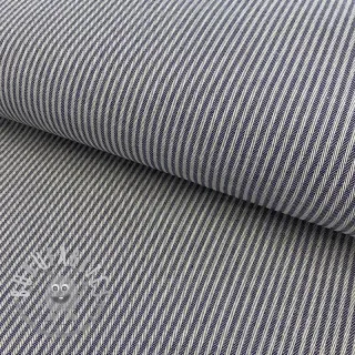 Tessuto decorativo DOBBY Colored stripe navy blue