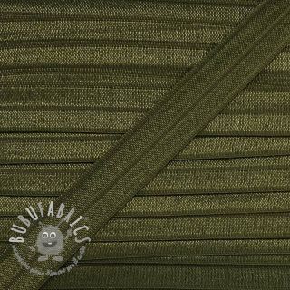 Elastico per bordatura 15 mm camo green