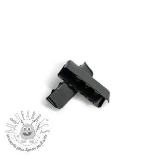 Terminale in metallo 25 mm black