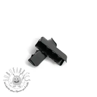 Terminale in metallo 25 mm black