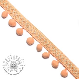 Bordatura con pompon CROSS salmon