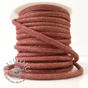 Cordoncino in tessuto scamosciato Luxe old rose