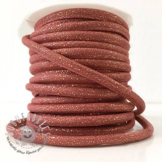 Cordoncino in tessuto scamosciato Luxe old rose