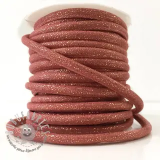 Cordoncino in tessuto scamosciato Luxe old rose