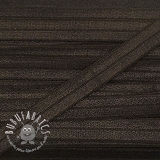 Elastico per bordatura 15 mm choco