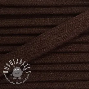 Cordino di cotone piatto 13 mm brown