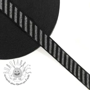 Elastico liscio 2,5 cm Diagonal dark grey