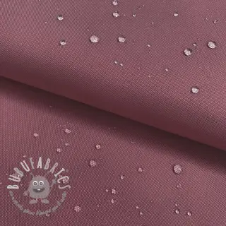Tessuto antipioggia con trattamento idrofobo old purple