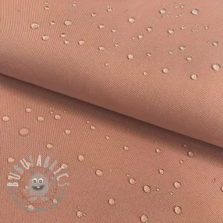 Tessuto antipioggia con trattamento idrofobo old blush