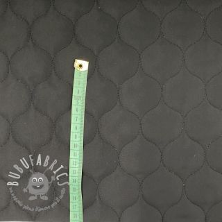 Tessuto trapuntato Round black