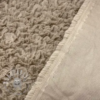 Pelliccia sintetica Curly beige