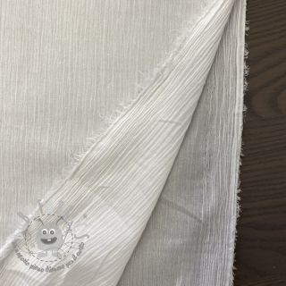 Tessuto di cotone EMBROIDERY DOBBY Square white