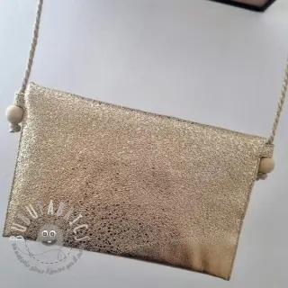 Ecopelle per abbigliamento ROCKS gold