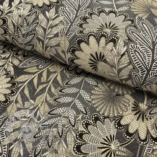 Tessuto decorativo jacquard Boho leaves