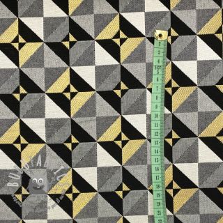 Tessuto decorativo jacquard Diamond cube luxury