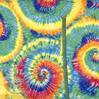Tessuto decorativo premium Luxe rainbow swirl digital print