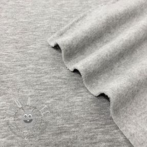 Felpa garzata JOGGING light grey melange