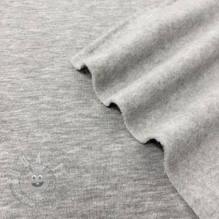 Felpa garzata JOGGING light grey melange