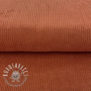 Velluto a coste terracotta