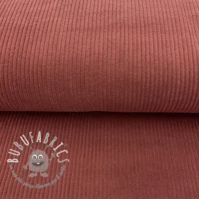 Velluto a coste dark rose