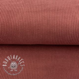 Velluto a coste dark rose