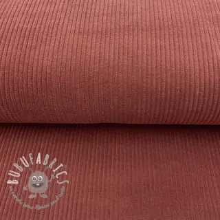Velluto a coste dark rose