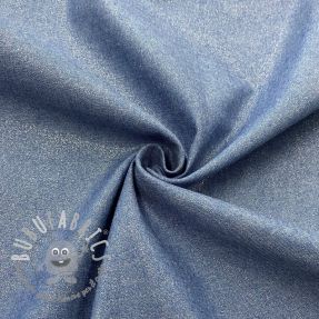 Tessuto di cotone JEANS FOIL light blue