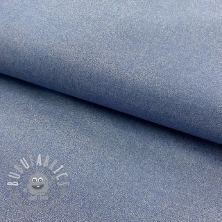 Tessuto di cotone JEANS FOIL light blue