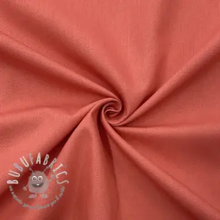 Popeline di cotone dark coral