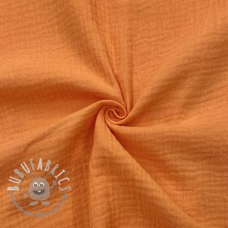 Mussola/Doppia garza orange ORGANIC