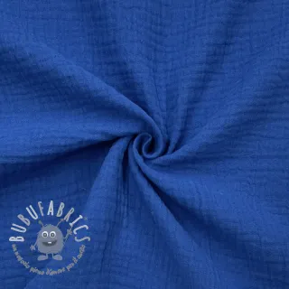 Mussola/Doppia garza cobalt