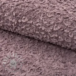 Pelliccia sintetica Curly mauve
