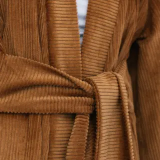 Velluto a coste cognac