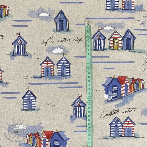 Tessuto decorativo Linenlook Sea shore cottage