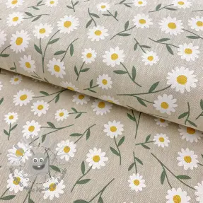 Tessuto decorativo Linenlook Daisy sweet field