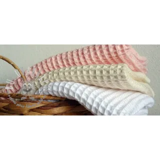 Cotone a nido d'ape light rose