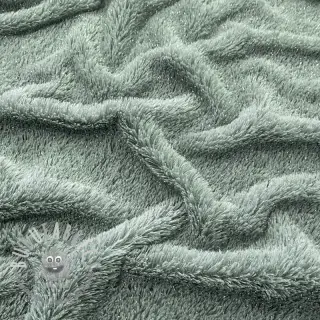 Pelliccia sintetica LUREX SILVER old green