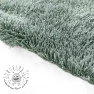 Pelliccia sintetica LUREX SILVER old green