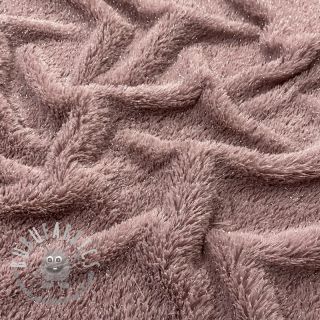 Pelliccia sintetica LUREX SILVER old blush