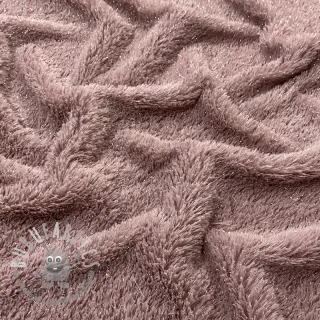 Pelliccia sintetica LUREX SILVER old blush