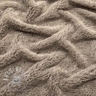 Pelliccia sintetica LUREX SILVER taupe
