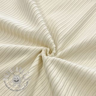 Velluto a coste STRIPE ecru
