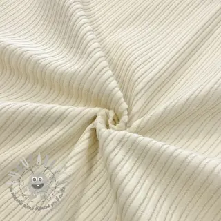Velluto a coste STRIPE ecru