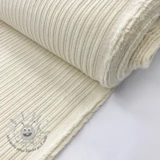 Velluto a coste STRIPE ecru