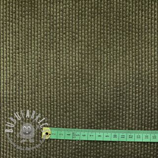 Velluto a coste BUBBLE army green