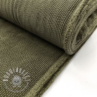 Velluto a coste BUBBLE army green