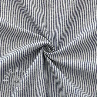 Lino con cotone Lira medium stripe jeans