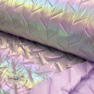 Tessuto trapuntato Stepped foil light lilac